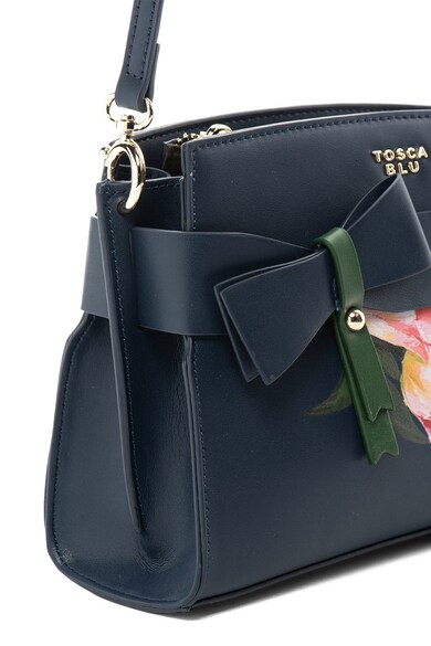 Tosca Blu Geanta crossbody de piele cu imprimeu floral Renoir Femei