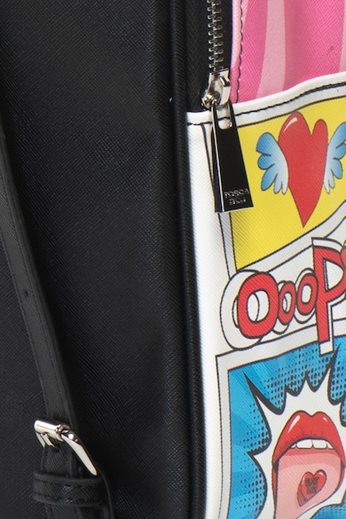 Tosca Blu Wow műbőr hátizsák pop art mintával női
