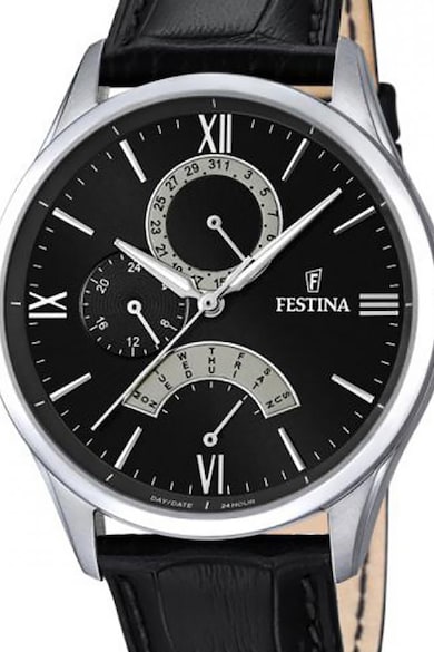 Festina Ceas quartz cu o curea de piele Barbati