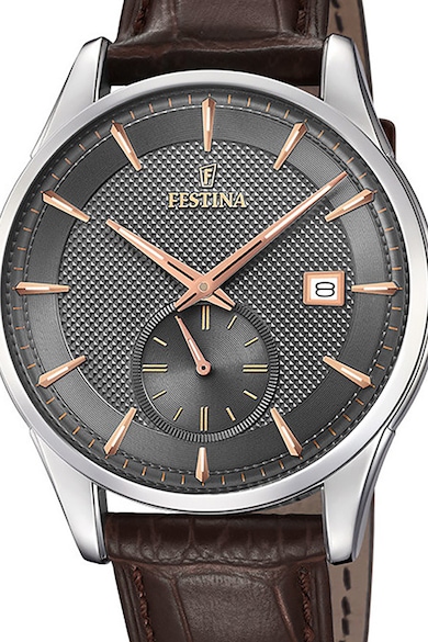 Festina Часовник с кожена каишка Мъже