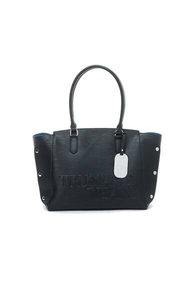 Trussardi Jeans Geanta shopper de piele ecologica, cu accesoriu logo Melly Femei