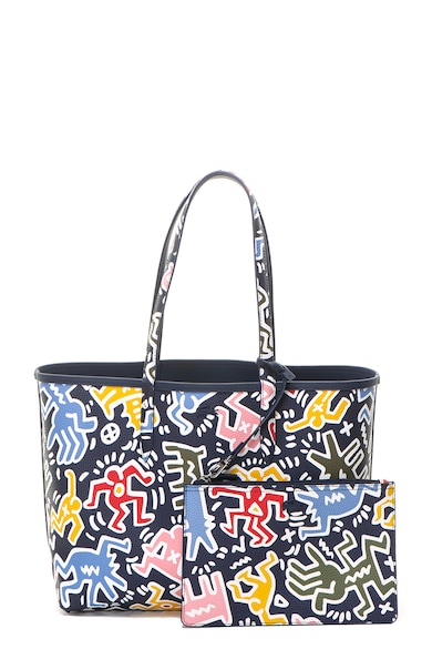 Lacoste Geanta shopper reversibila de piele ecologica Lacoste x Keith Haring Femei