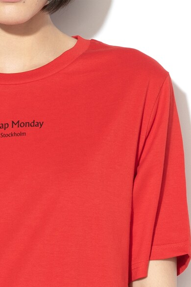 Cheap Monday Tricou din bumbac organic, cu imprimeu logo Femei