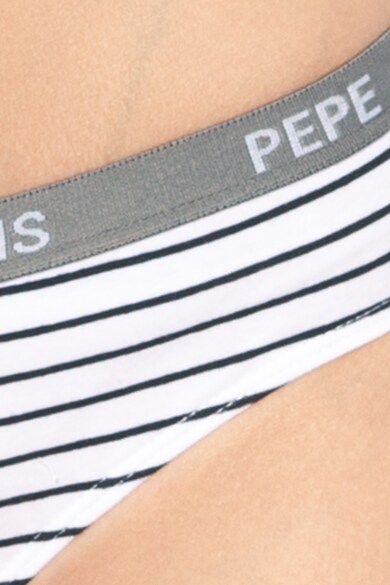 Pepe Jeans London Set de chiloti cu model Lily - 3 perechi Femei