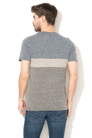 Jack & Jones Tricou colorblock cu decolteu la baza gatului Barbati