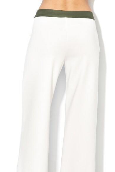 Sisley Pantaloni cu croiala ampla si dungi laterale contrastante Femei