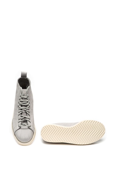 adidas Originals Pantofi sport mid-high de piele nabuc Superstar Femei