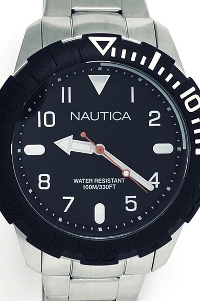 Nautica Аналогов часовник с контрастен жлеб Мъже