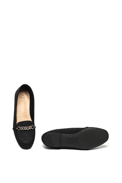 Call It Spring Pantofi loafer de piele intoarsa ecologica cu detaliu din lant Bodia Femei