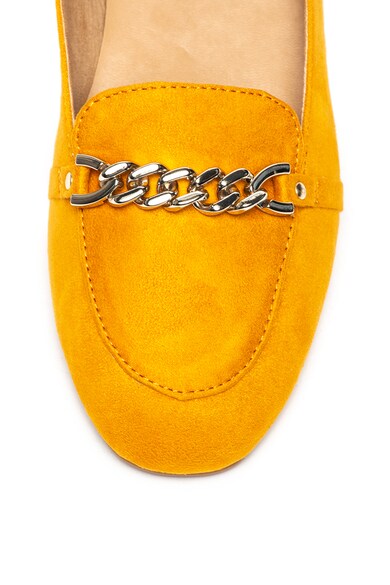 Call It Spring Pantofi loafer de piele intoarsa ecologica cu detaliu din lant Bodia Femei