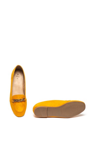 Call It Spring Pantofi loafer de piele intoarsa ecologica cu detaliu din lant Bodia Femei