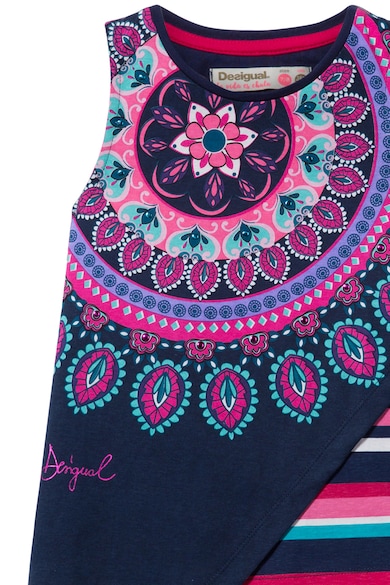 DESIGUAL Top asimetric cu diverse imprimeuri Fete