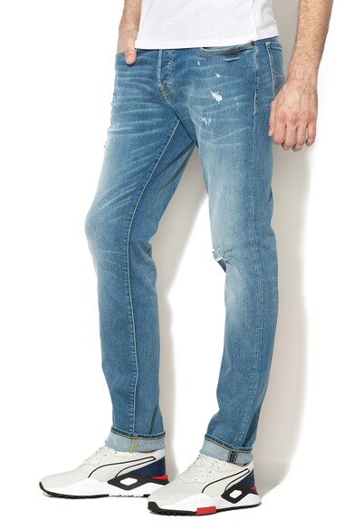 GUESS JEANS Blugi slim fit cu croiala conica Sonny Barbati