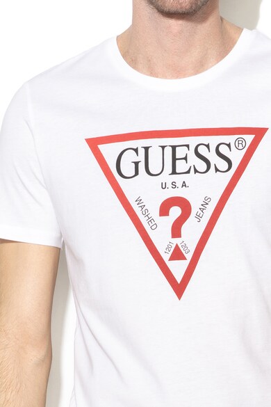 GUESS JEANS Тениска с модал и лого Мъже