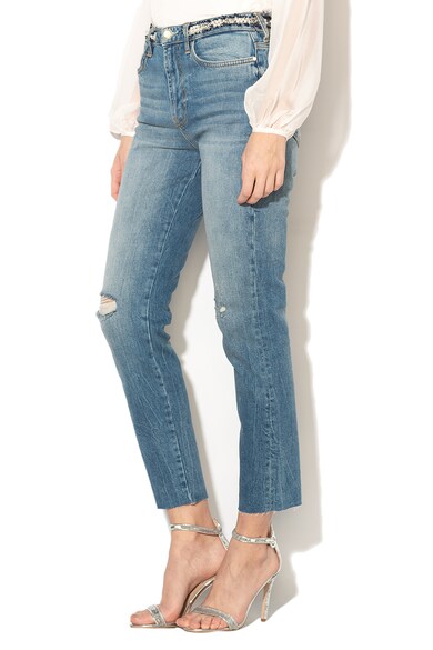 GUESS JEANS Blugi skinny cu decoratiuni in talie The It Girl Femei