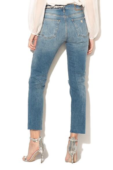 GUESS JEANS Blugi skinny cu decoratiuni in talie The It Girl Femei