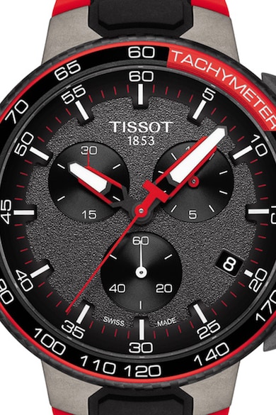 Tissot Ceas cronograf cu o curea din silicon Barbati