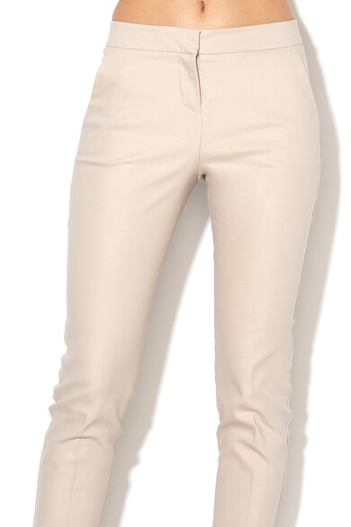 Stefanel Pantaloni crop cu pensa Femei