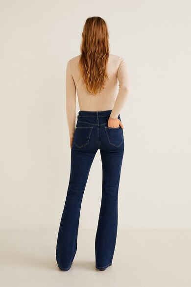 Mango Flare bootcut fazonú farmernadrág női