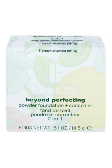 Clinique Pudra compacta  Beyond Perfecting 07 Cream Chamois, 14.5 g Femei