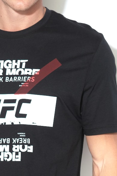 Reebok Sport Tricou cu imprimeu logo UFC Barbati