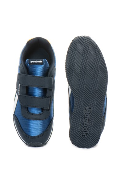 Reebok Classics Pantofi sport cu insertii de piele intoarsa sintetica si velcro Royal Baieti