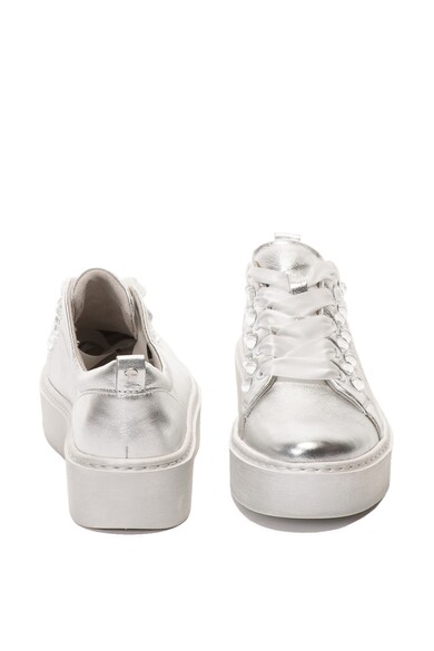 Tamaris Кожени спортни обувки с метален ефект Жени