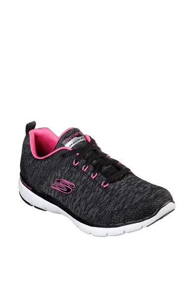 Skechers Pantofi sport din material usor, cu aspect tricotat Flex Appeal Femei