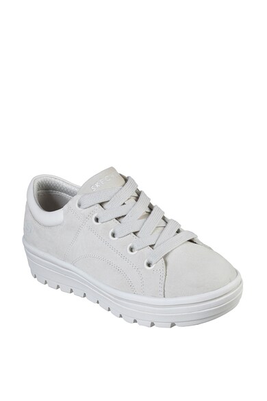 Skechers Back Again nyersbőr flatform sneaker női