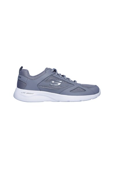 Skechers Dynamight bőr sneaker textil betétekkel férfi