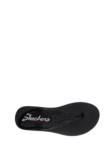 Skechers Rock Crown műbőr szandál strasszkövekkel női