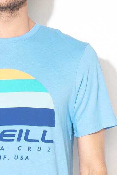 O'Neill Tricou din bumbac organic cu imprimeu logo Sunset Barbati