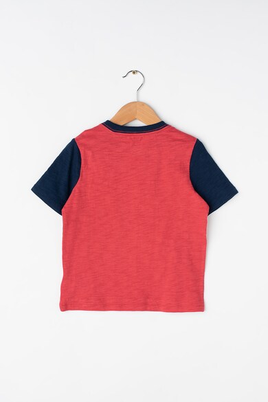 GAP Tricou cu imprimeu logo si colorblock Baieti