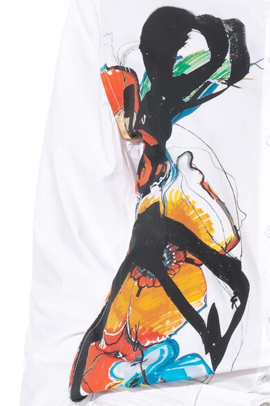 DESIGUAL Риза Cedric с абстрактен десен Мъже