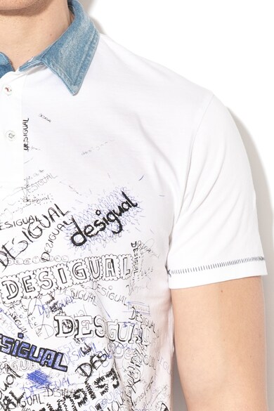 DESIGUAL Tricou cu model logo Gabriel Barbati