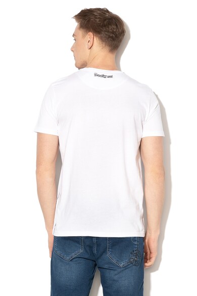 DESIGUAL Dennis póló hímzett betűs mintával férfi