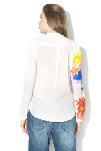 DESIGUAL Bluza tip tunica, cu imprimeu abstract Ibiscus Femei