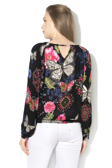 DESIGUAL Bluza din material vaporos, cu model floral Candace Femei