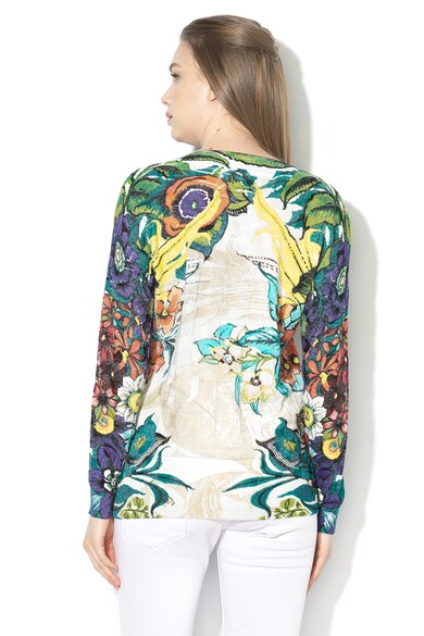 DESIGUAL Фино плетена блуза Swords с флорална шарка Жени