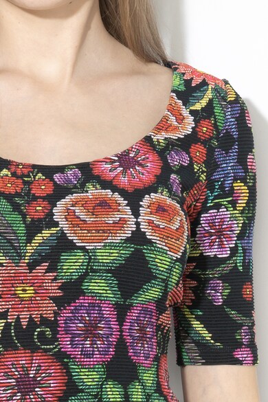 DESIGUAL Garden szűkülő ruha virágmintával női