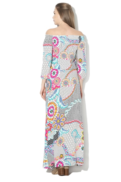 DESIGUAL Rochie maxi cu decupaj de umeri si diverse imprimeuri Dera Femei