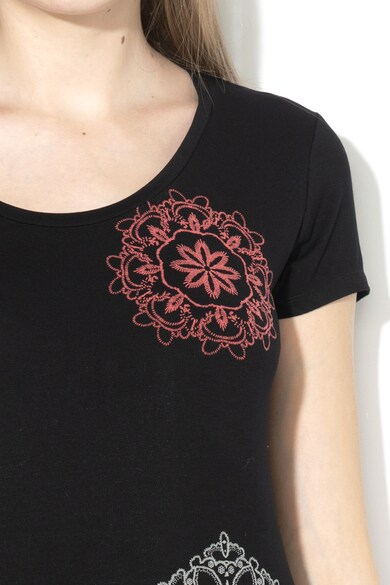 DESIGUAL Tricou cu motive mandala Sonja Femei