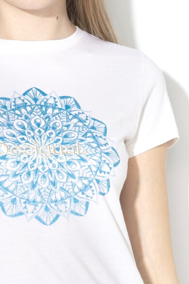 DESIGUAL Manchester póló logós hímzéssel női