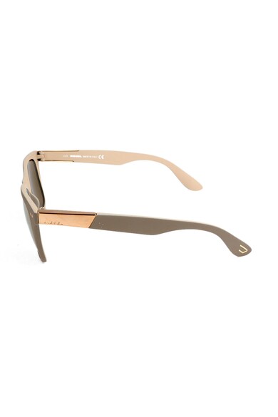 Diesel Квадратни слънчеви очила с метални детайли Жени