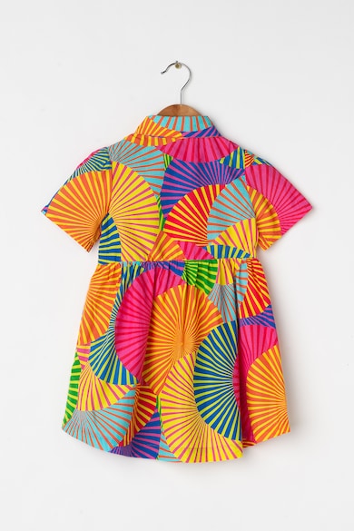 Agatha Ruiz de la Prada Rochie tip camasa evazata, cu imprimeu abstract Fete