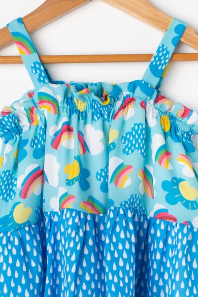 Agatha Ruiz de la Prada Rochie evazata cu imprimeu grafic Rainbow Fete