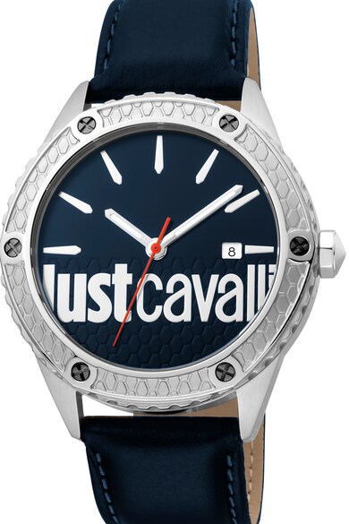 JUST CAVALLI Ceas quartz cu logo pe cadran Barbati