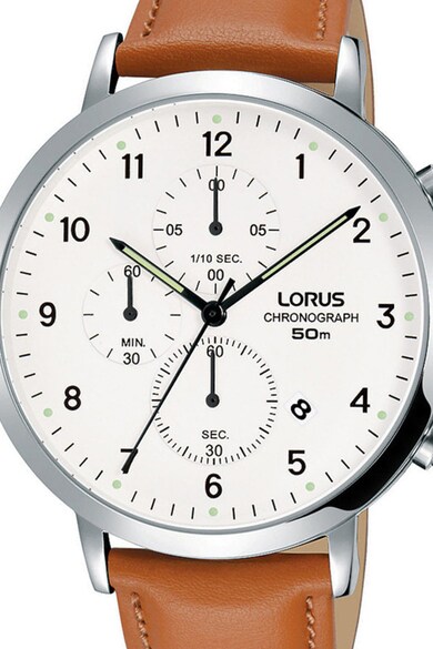 Lorus Часовник с кожена каишка Мъже