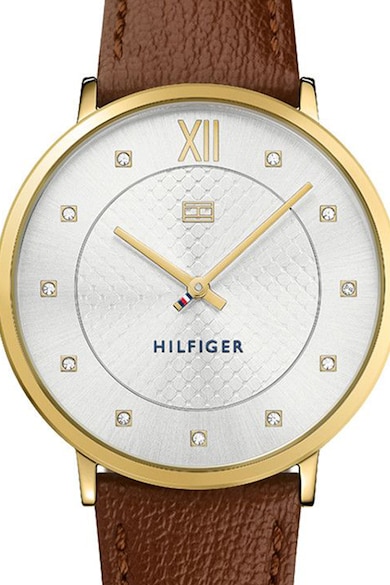 Tommy Hilfiger Ceas cu o curea de piele Femei