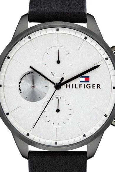 Tommy Hilfiger Ceas rotund cu o curea de piele Barbati